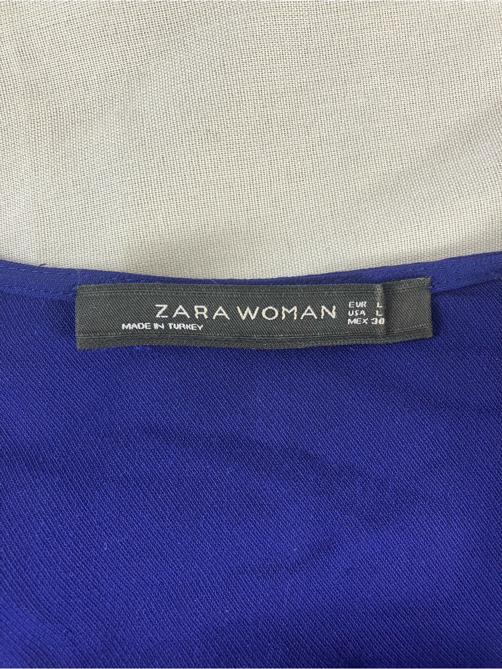 Zara Woman Royal Blue Tunic - Picture 2 of 3
